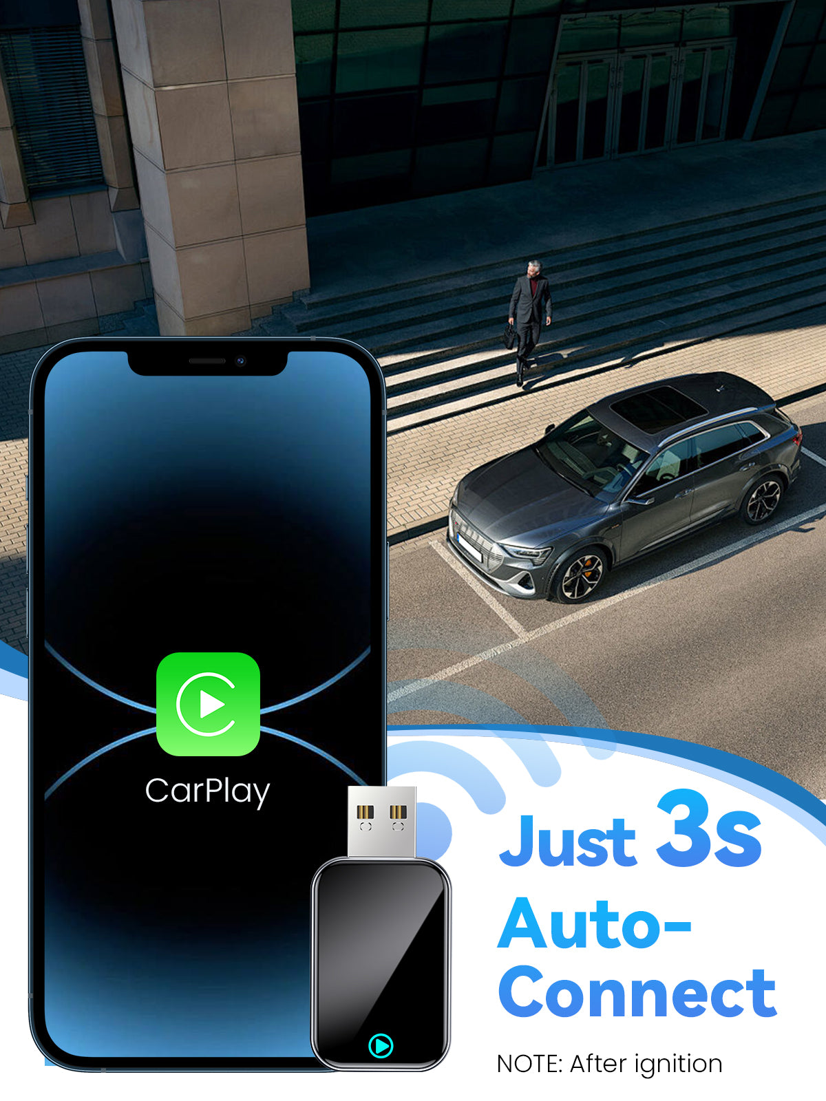 S2 Mini Wireless CarPlay Adapter