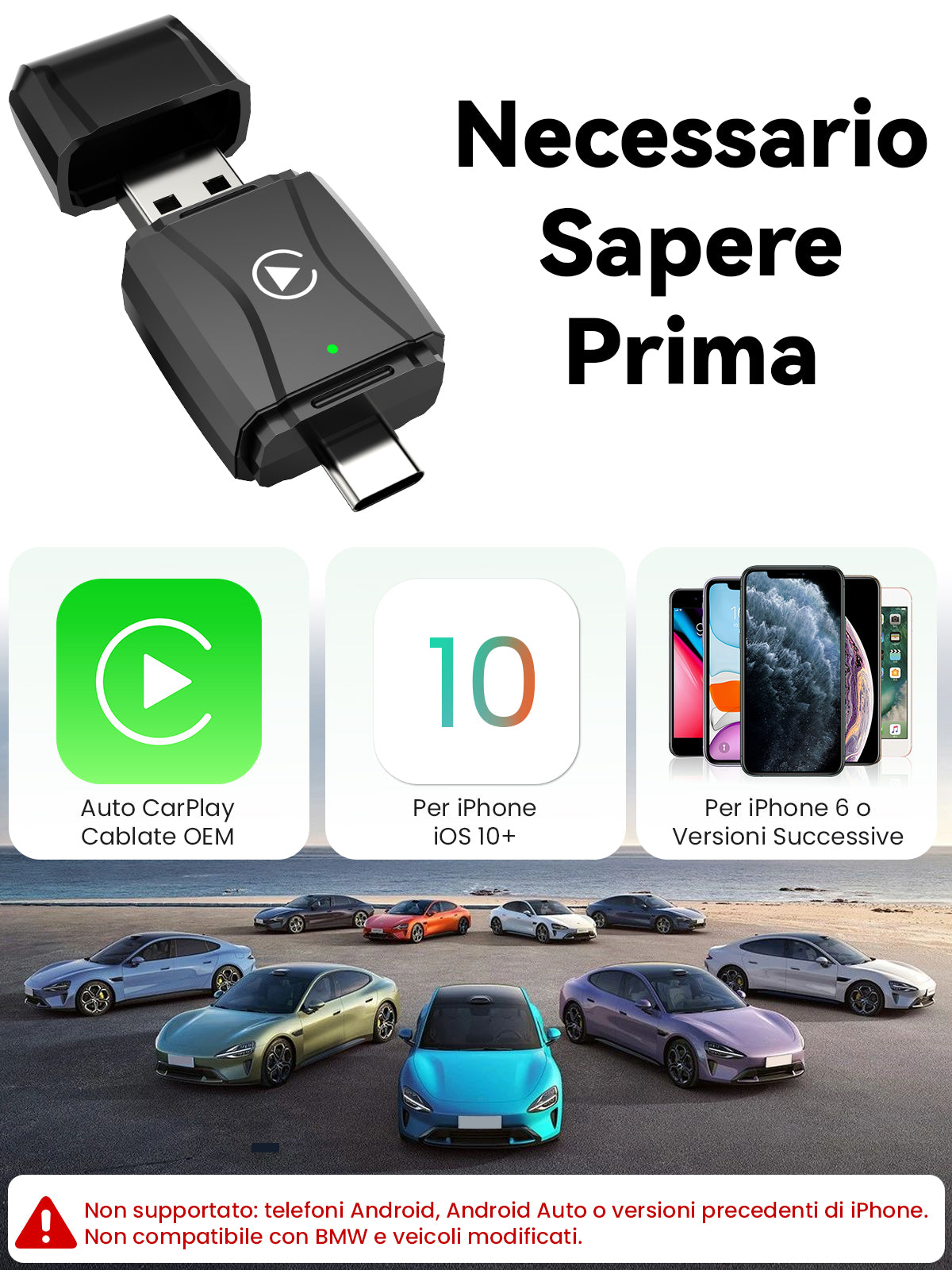S3 Wireless CarPlay Adapter