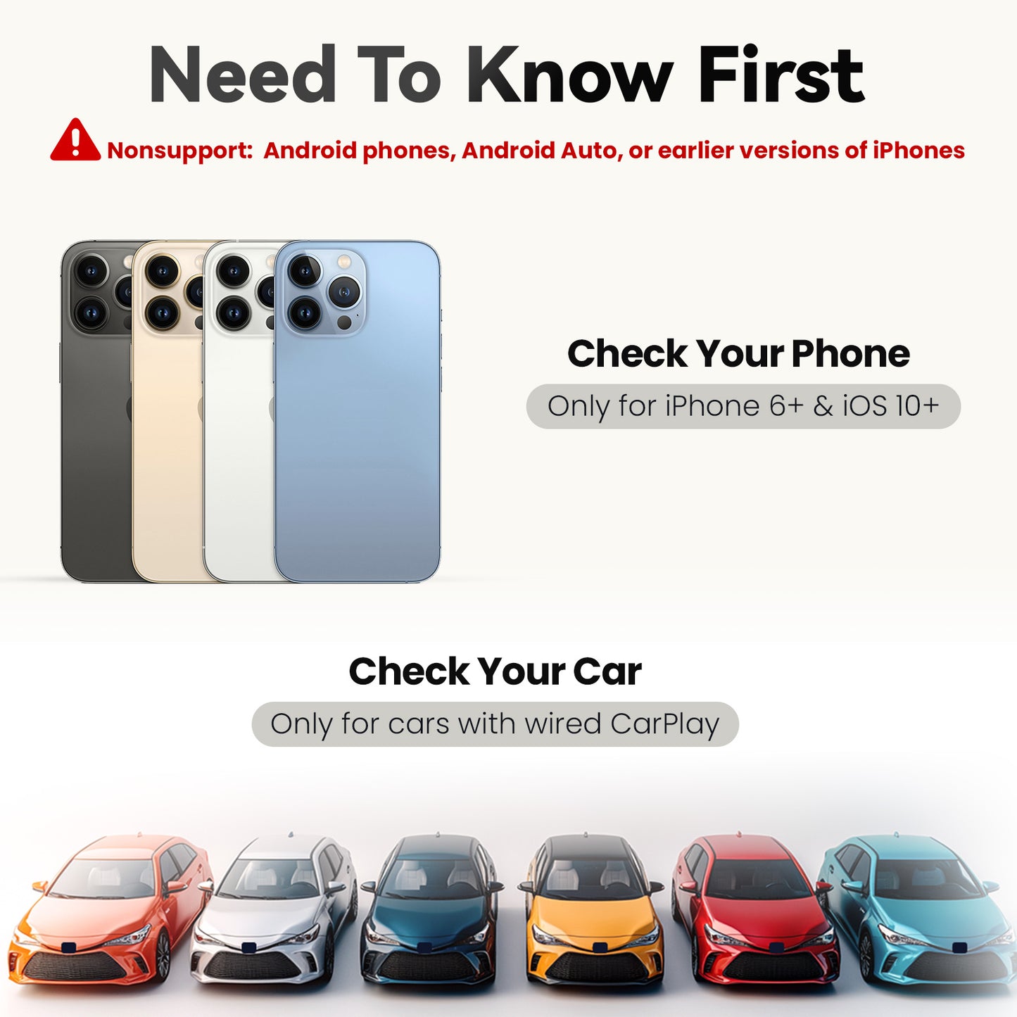 T1 Ultra-Compact Wireless CarPlay Adapter