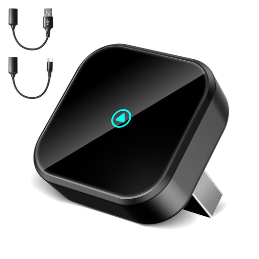 TINAZEOK T3 Wireless CarPlay Adapter, Black