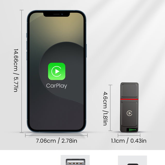 CTC1 Wireless CarPlay Adapter - Metal Shell Design