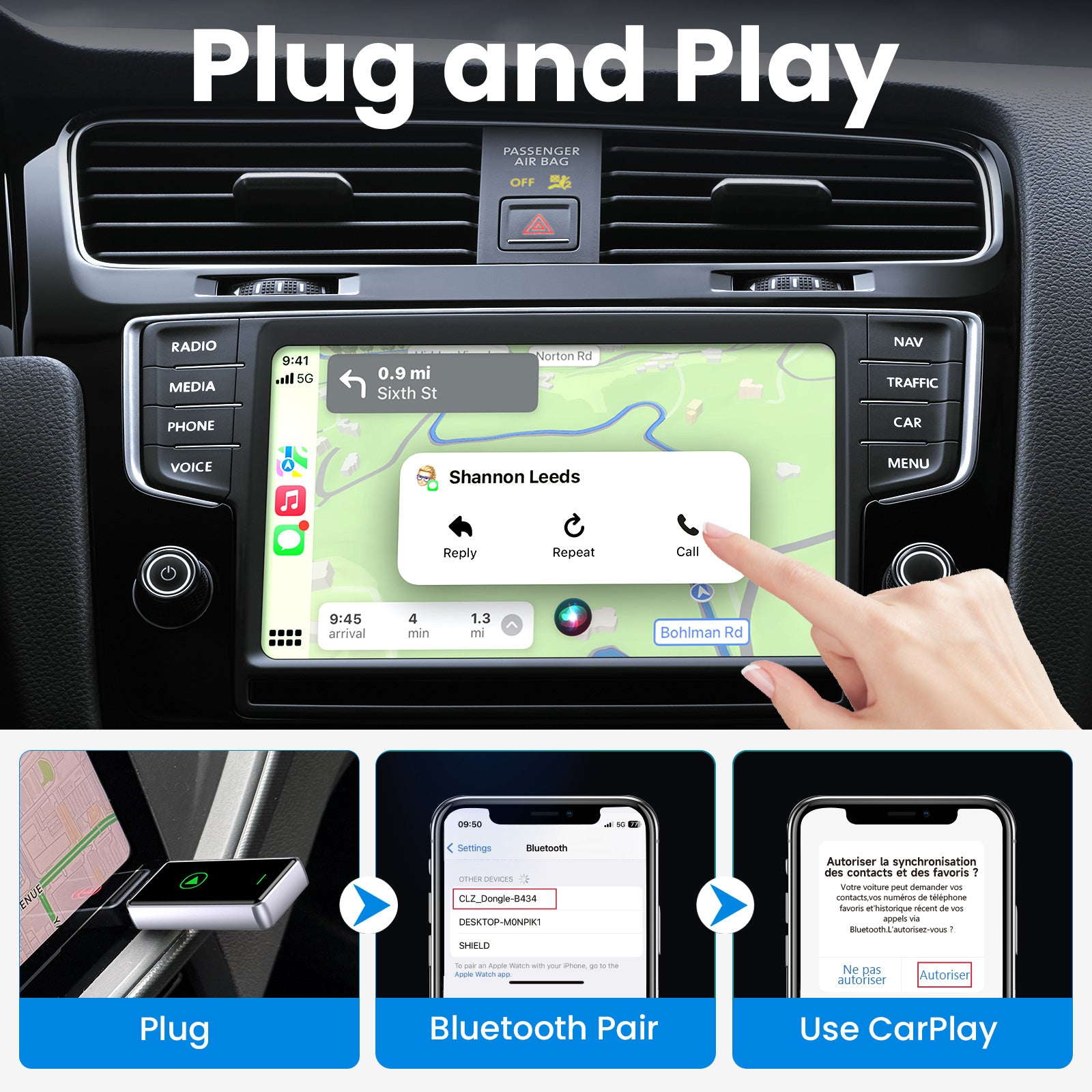 S1 Wireless CarPlay Adapter