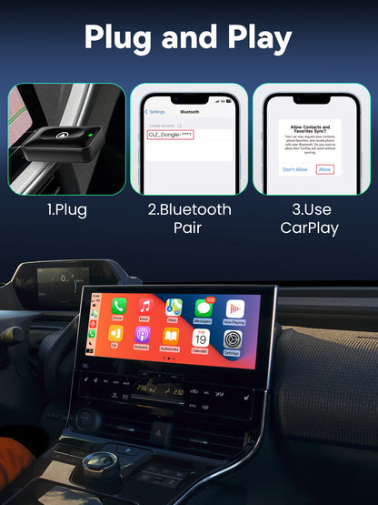 DEALAZOT H1 Wireless CarPlay Adapter