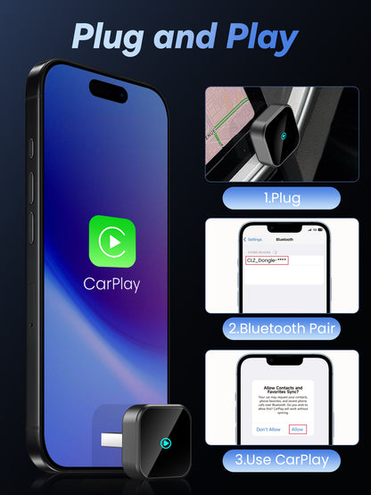 DEALAZOT H3 Wireless CarPlay Adapter