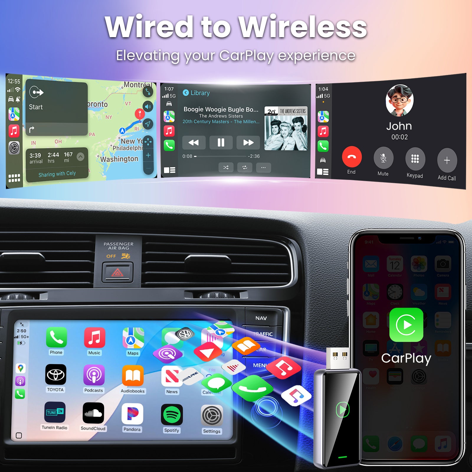 S1 Wireless CarPlay Adapter