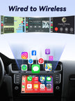 T3 Wireless CarPlay Adapter, Black