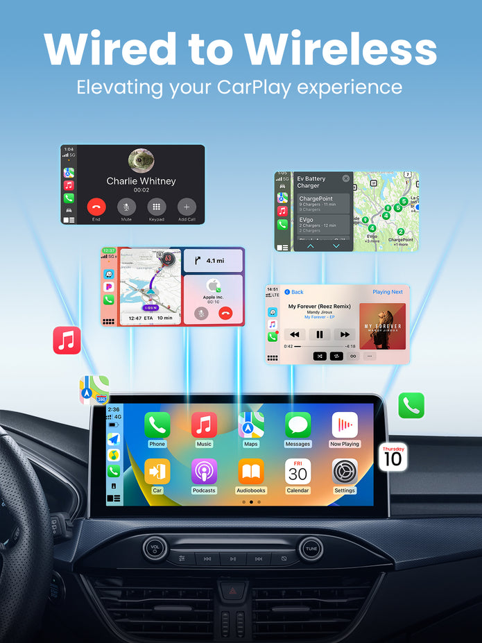 NTS1 Adaptateur CarPlay Sans Fil