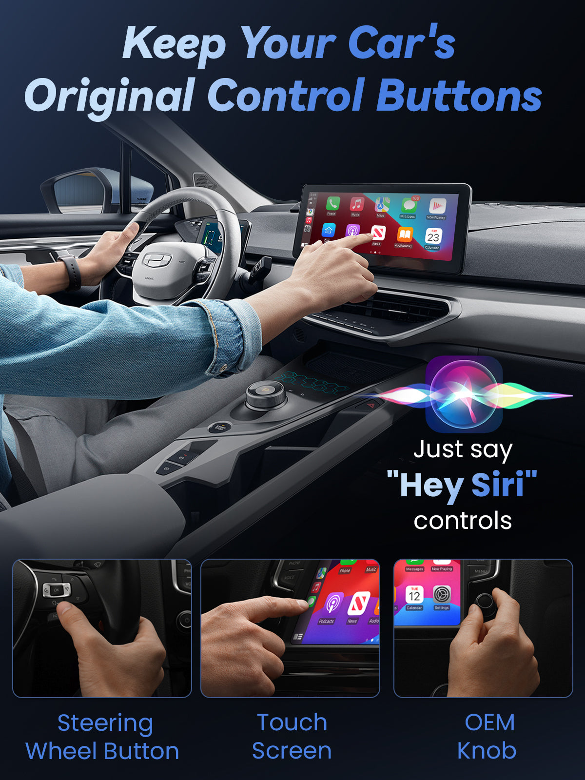 DEALAZOT H3 Wireless CarPlay Adapter