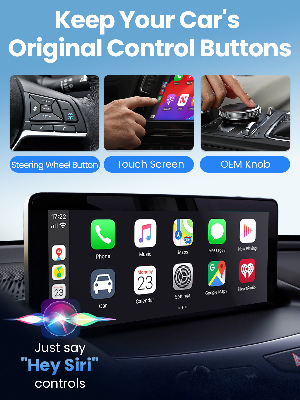 NTS1 Adaptateur CarPlay Sans Fil