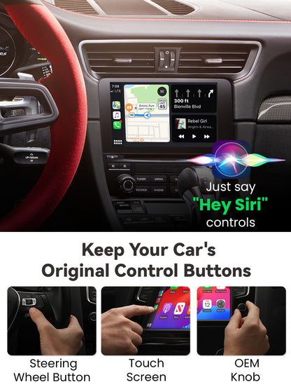 CTC1 Wireless CarPlay Adapter - Metal Shell Design