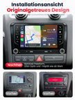Car Stereo with Apple CarPlay & Android Auto for 2003-2012 Audi A3 (Model: 7709-BQ20-AUDI-A3)