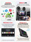 Car Stereo with Apple CarPlay & Android Auto for 2003-2012 Audi A3 (Model: 7709-BQ20-AUDI-A3)