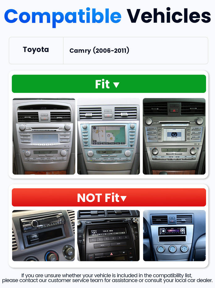 Car Stereo for Toyota Camry 2006-2011, 7
