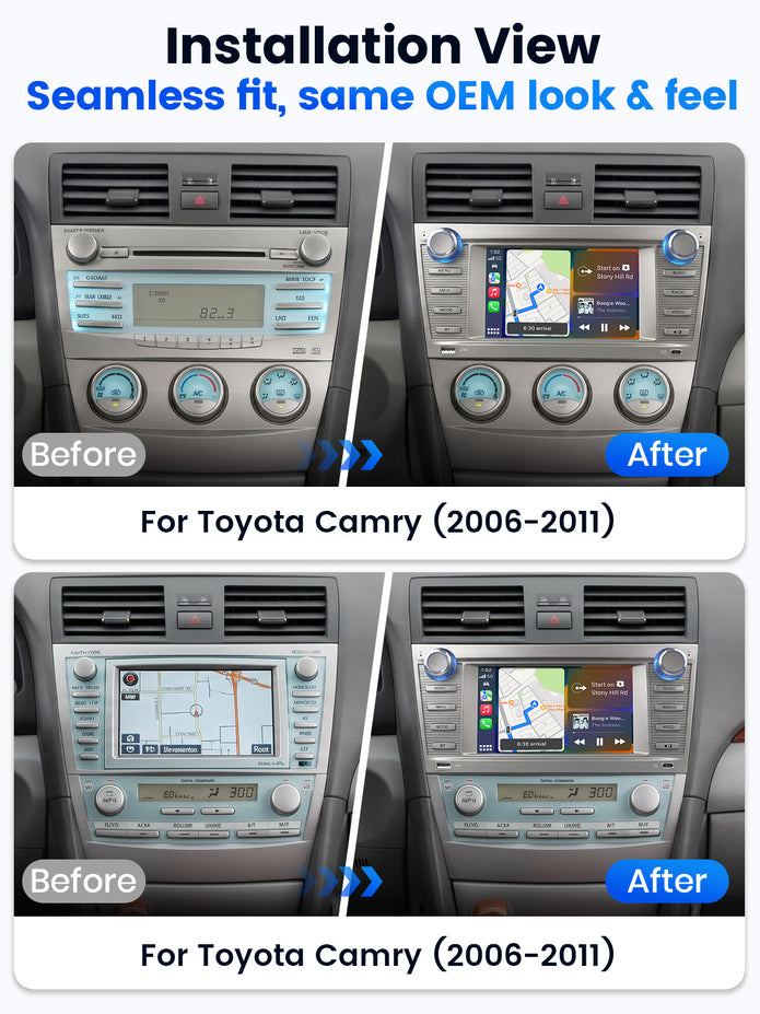 Car Stereo for Toyota Camry 2006-2011, 7