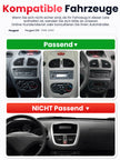 Car Stereo with Apple CarPlay & Android Auto for 1998-2009 Peugeot 206 (Model: 7750B-BQ20-PEUGEOT-206)