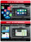 Car Stereo with Apple CarPlay & Android Auto for 2003-2013 Ford (Model: 7754A-BQ20-FORD)