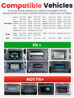 Car Stereo with Apple CarPlay & Android Auto for Volkswagen, Skoda & SEAT (Model: 7773A-BQ20-VSS)