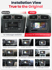 Car Stereo with Apple CarPlay & Android Auto for Volkswagen, Skoda & SEAT (Model: 7773A-BQ20-VSS)