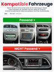 Car Stereo with Apple CarPlay & Android Auto for 2005-2012 SEAT Leon (Model: 7773B-LEON-BQ20-SEAT)