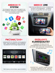 Car Stereo with Apple CarPlay & Android Auto for 2005-2012 SEAT Leon (Model: 7773B-LEON-BQ20-SEAT)