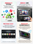 Car Stereo with Apple CarPlay & Android Auto for 2000-2015 Opel, Vauxhall (Model: 7784C-BQ20-OPEL)