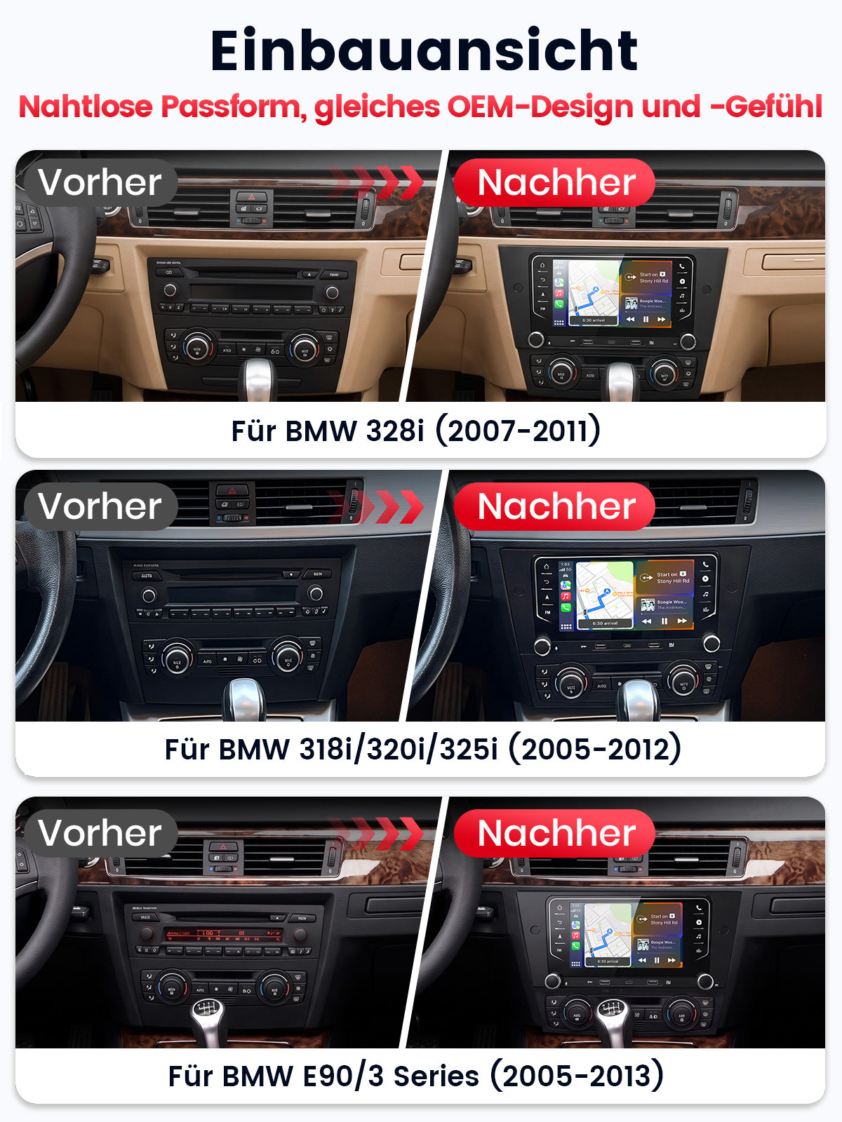 Car Stereo for BMW 3 Series, 7