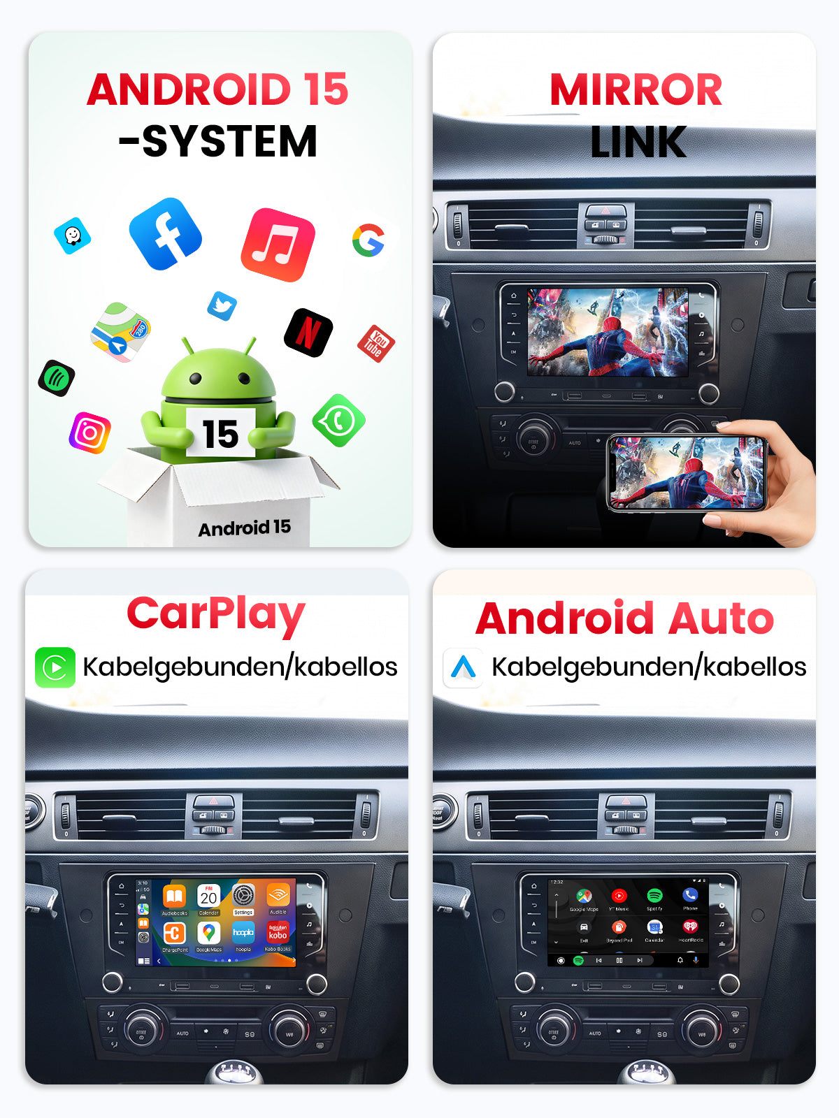 Car Stereo for BMW 3 Series, 7