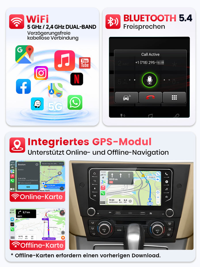 Car Stereo for BMW 3 Series, 7
