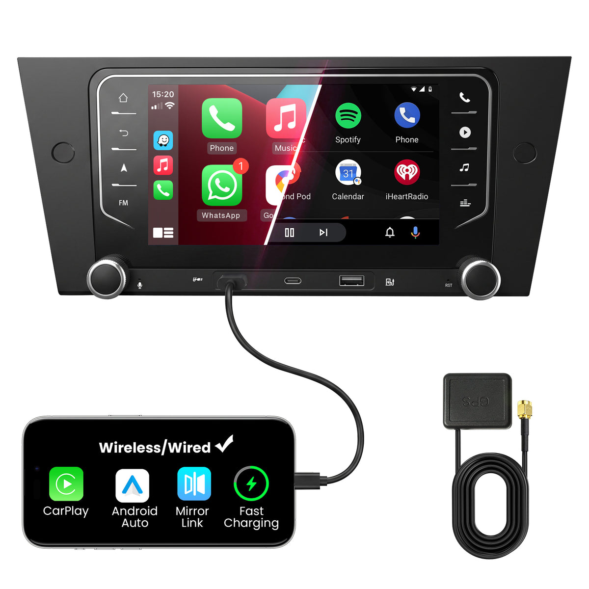 Car Stereo for BMW 3 Series, 7