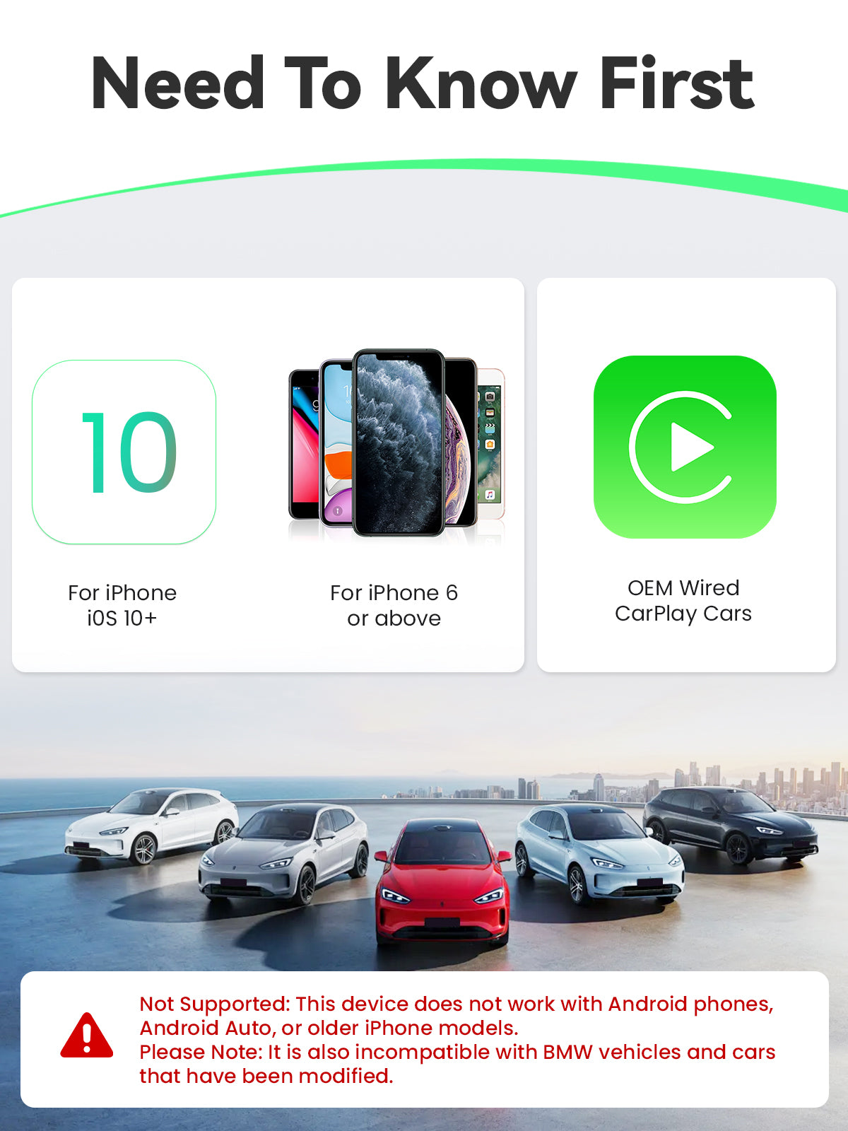 DEALAZOT H2 Wireless CarPlay Adapter