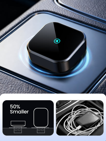 TINAZEOK T3 Wireless CarPlay Adapter, Black