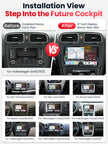 Car Stereo with Apple CarPlay & Android Auto for Volkswagen, Skoda & SEAT (Model: 9025-BQ20-VSS)