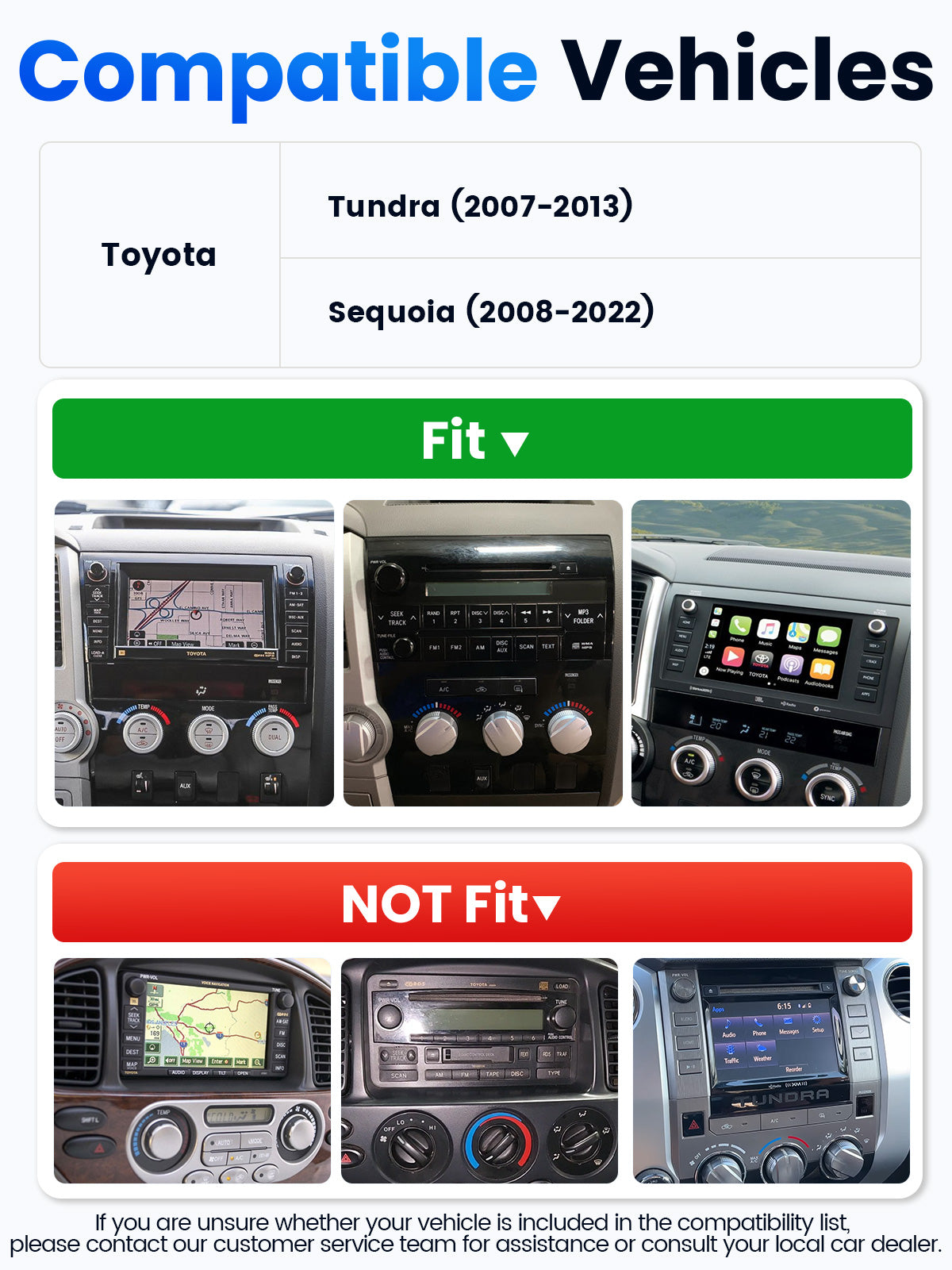 Car Stereo for Toyota Sequoia, Tundra, 9
