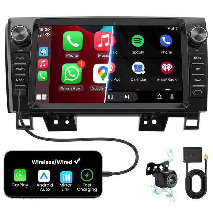 Car Stereo for Toyota Sequoia, Tundra, 9" Touchscreen, Android 15, 4GB+64GB