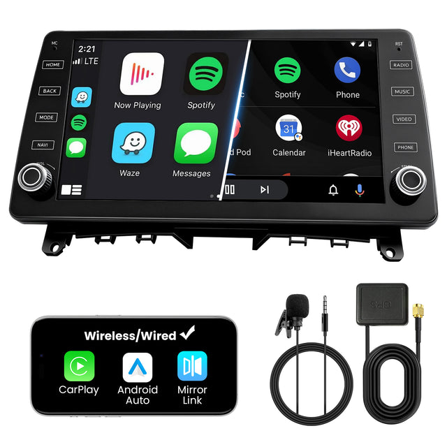 Car Stereo with Apple CarPlay & Android Auto for 2007-2011 Mercedes-Benz C-Class (Model: K811A-BQ20-MB-C)