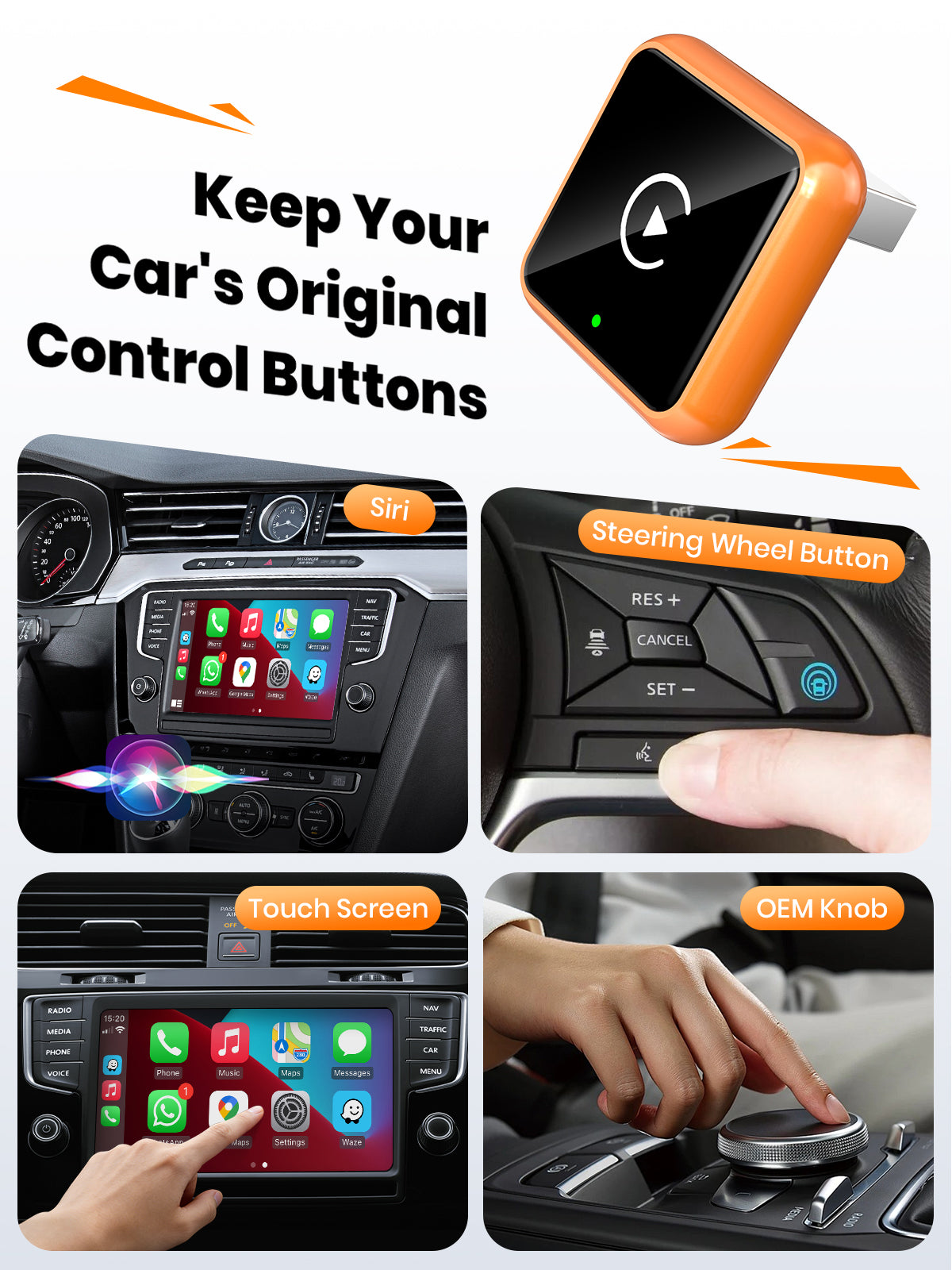 W2 Wireless CarPlay Adapter