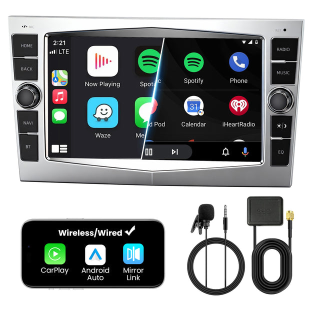 Car Stereo with Apple CarPlay & Android Auto for 2000-2015 Opel, Vauxhall (Model: 7784C-BQ20-OPEL)