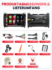 Car Stereo with Apple CarPlay & Android Auto for Mercedes-Benz A-Class(W169), B-Class(W245), Sprinter(W906) (Model: XT04-BQ20-MB-B)