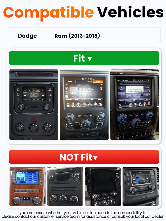 Car Stereo for Dodge Ram 2013-2018, 9