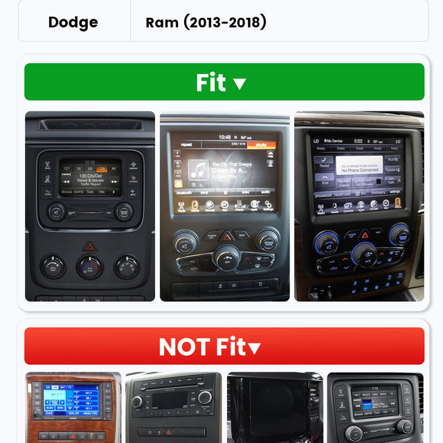 Car Stereo for Dodge Ram 2013-2018, 9" Touchscreen, Android 15, 4GB+64GB